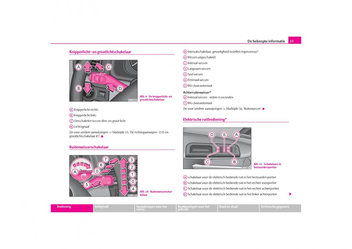 Skoda Octavia I 1 handleiding / page 14