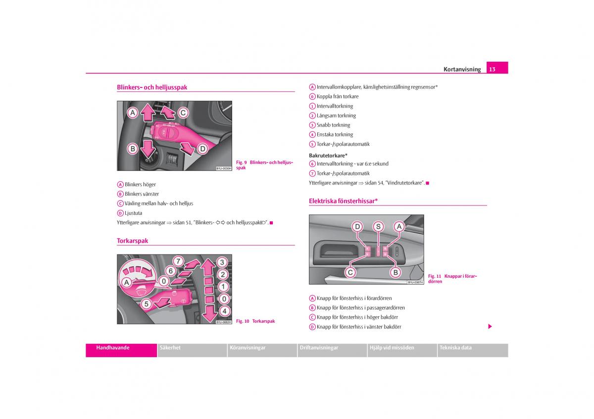 Skoda Octavia I 1 instruktionsbok / page 14