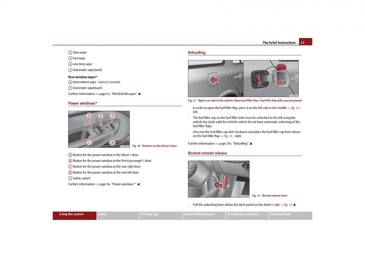 Skoda Octavia II 2 owners manual / page 14