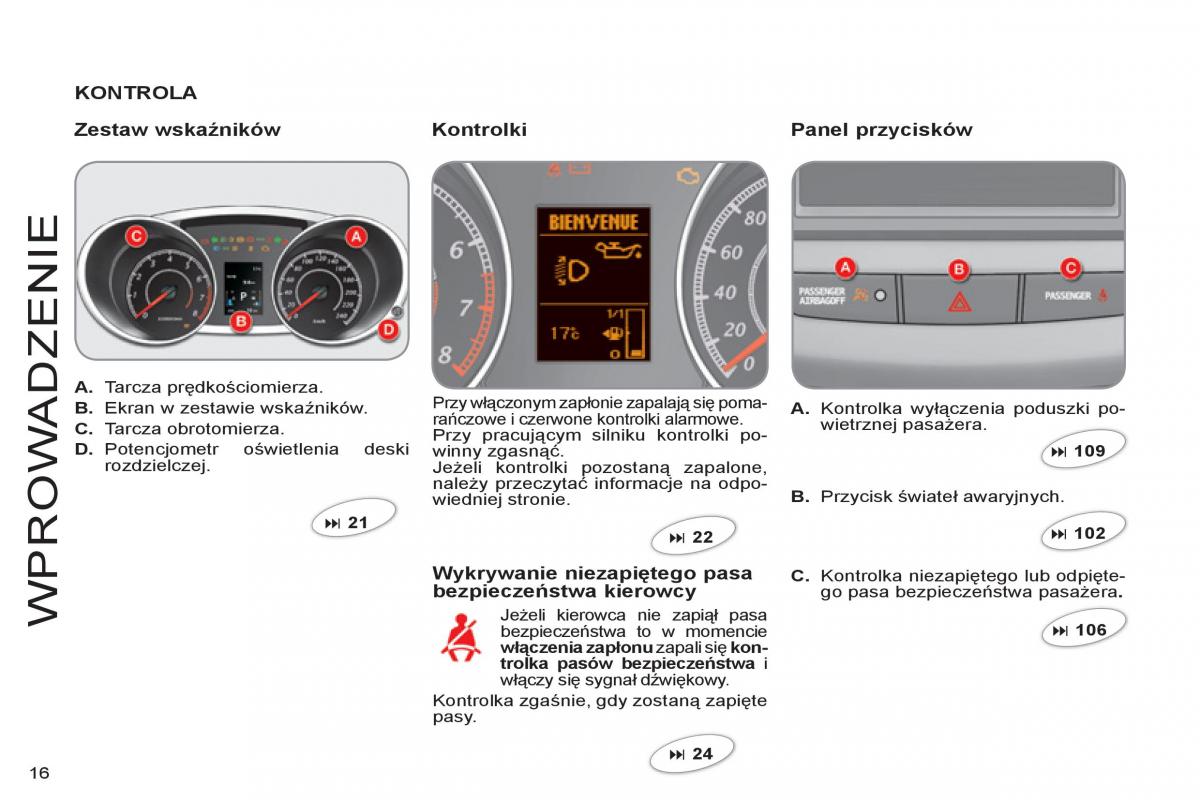 Citroen C Crosser instrukcja obslugi / page 18