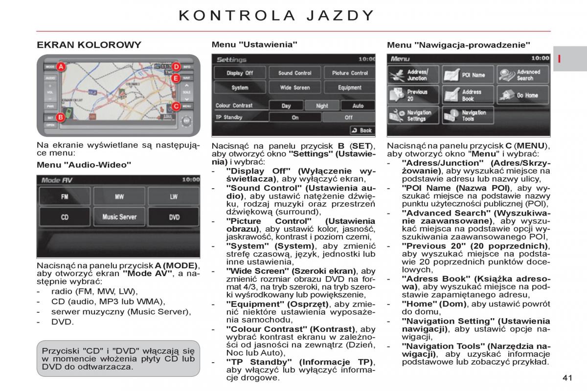 Citroen C Crosser instrukcja obslugi / page 43