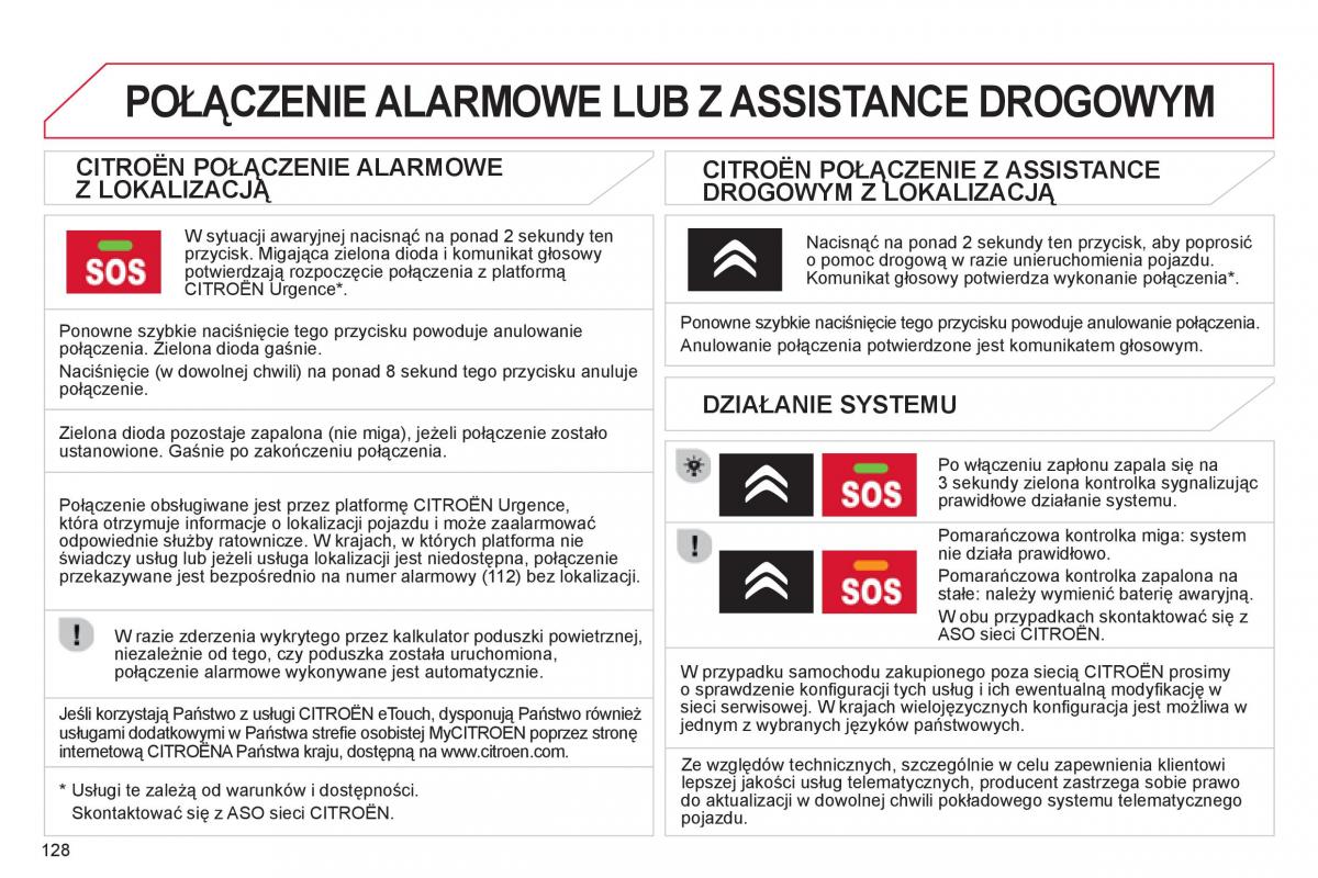 Citroen C Zero instrukcja obslugi / page 130