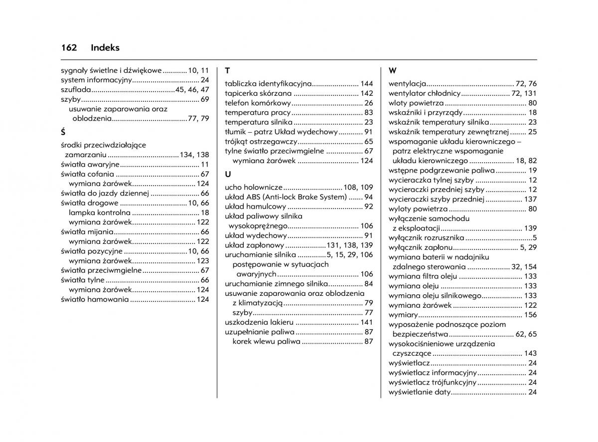 Opel Agila A instrukcja obslugi / page 166