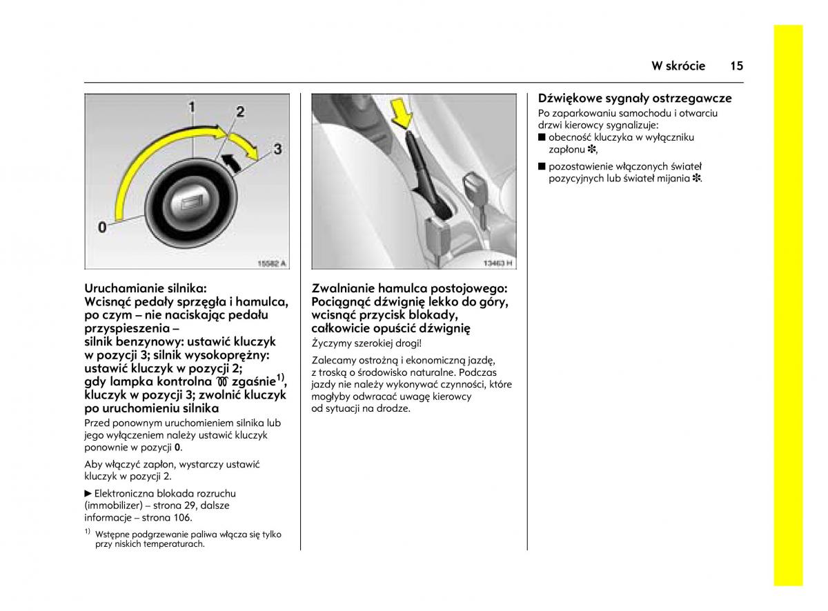 Opel Agila A instrukcja obslugi / page 19