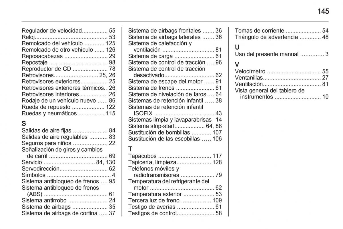 Opel Agila B manual del propietario / page 147