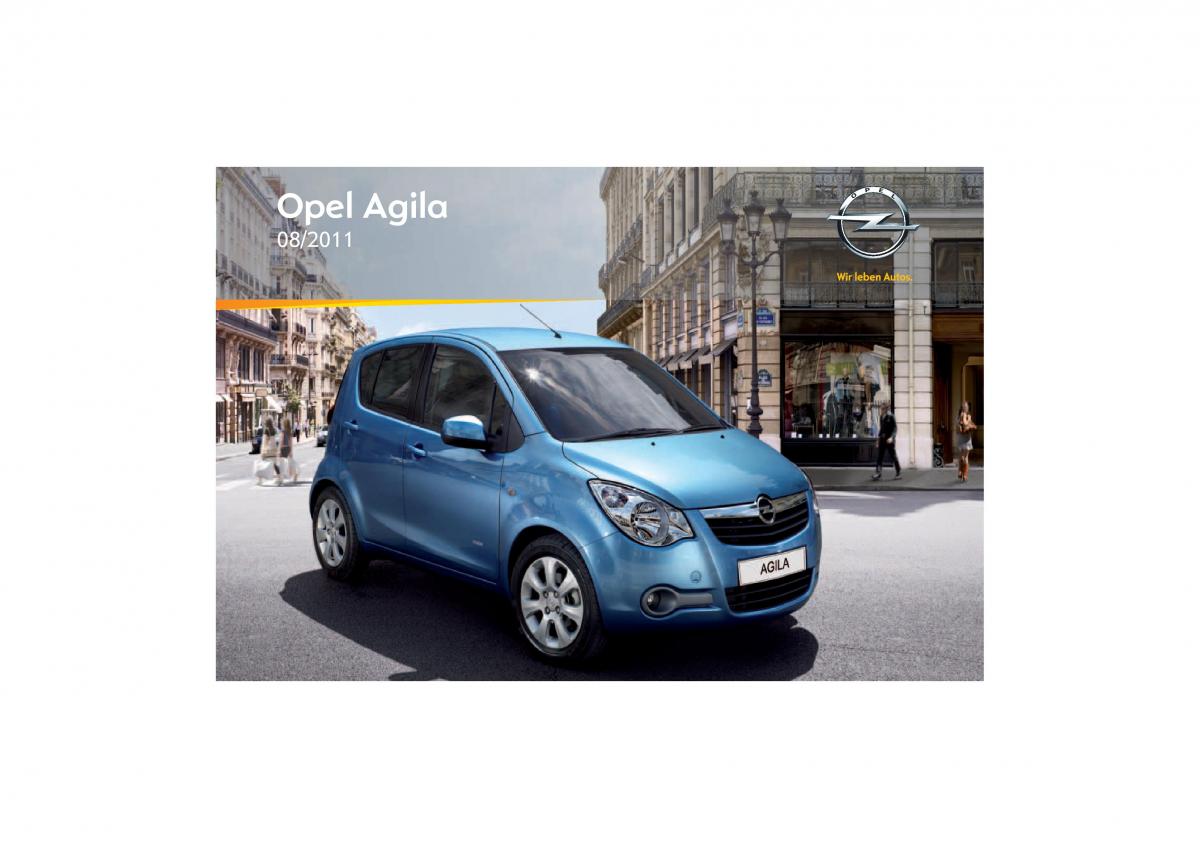 Opel Agila B manuale del proprietario / page 1