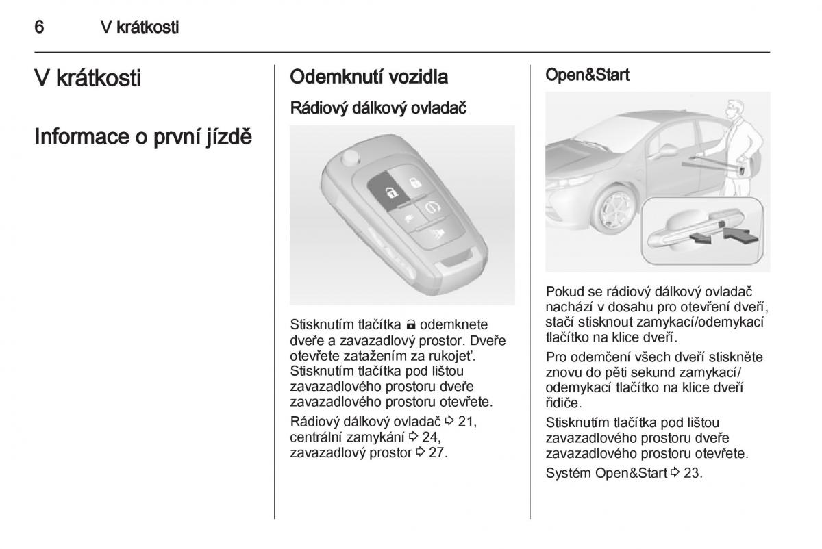 Opel Ampera navod k obsludze / page 8