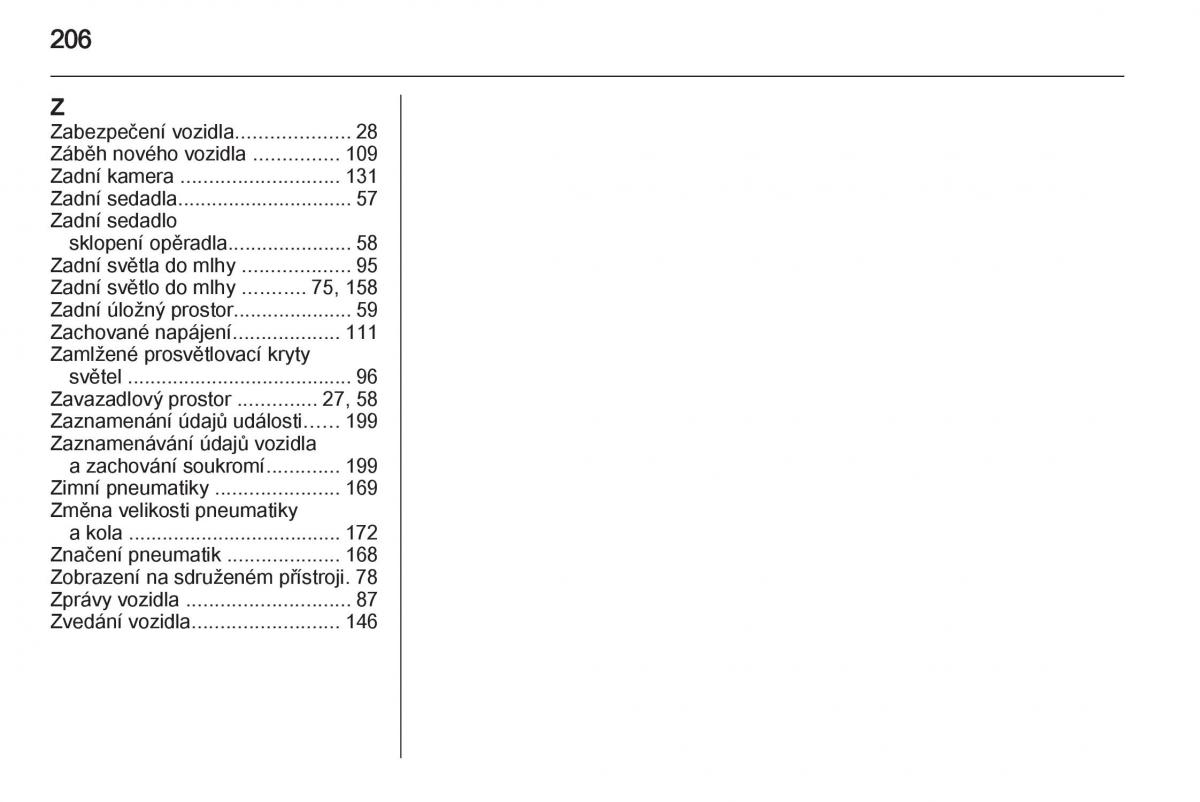 Opel Ampera navod k obsludze / page 208