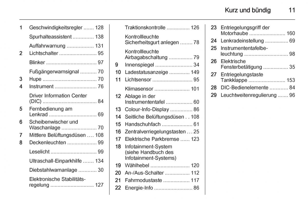 Opel Ampera Handbuch / page 13