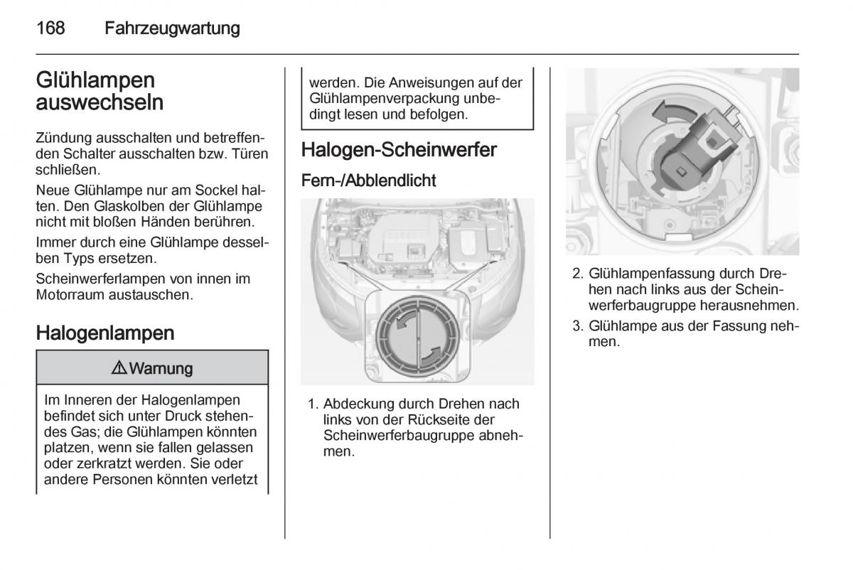 Opel Ampera Handbuch / page 170