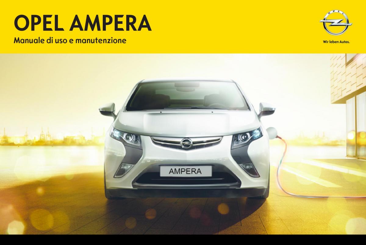 Opel Ampera manuale del proprietario / page 1