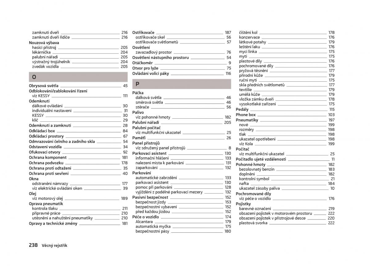 Skoda Octavia III 3 navod k obsludze / page 240