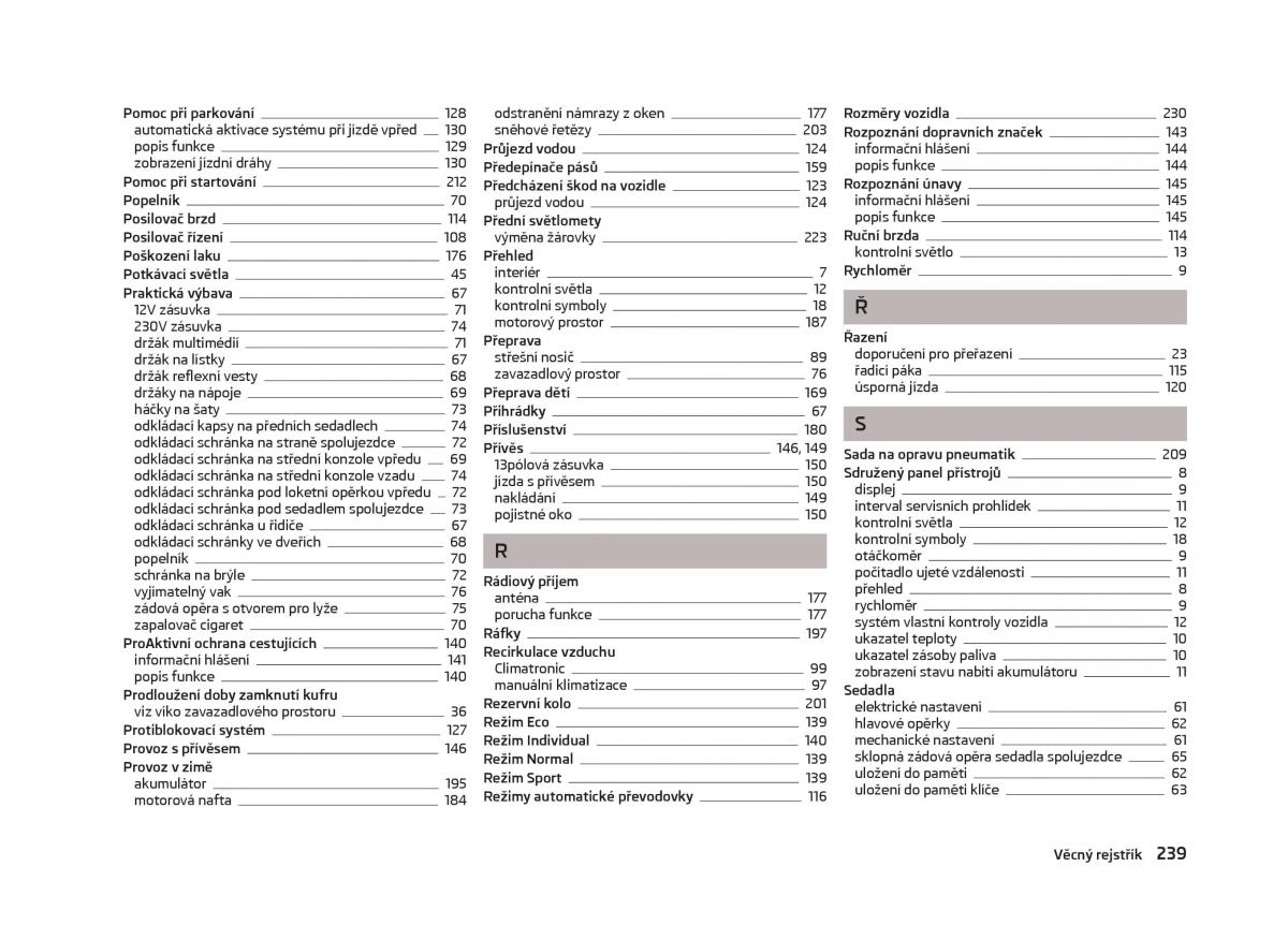 Skoda Octavia III 3 navod k obsludze / page 241