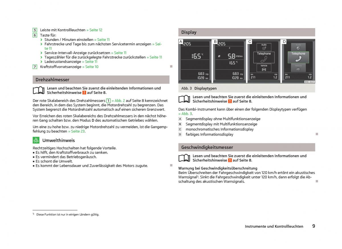 Skoda Octavia III 3 Handbuch / page 11