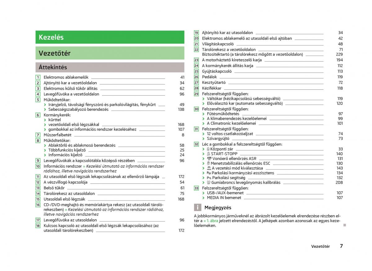 Skoda Octavia III 3 Kezelesi utmutato / page 9