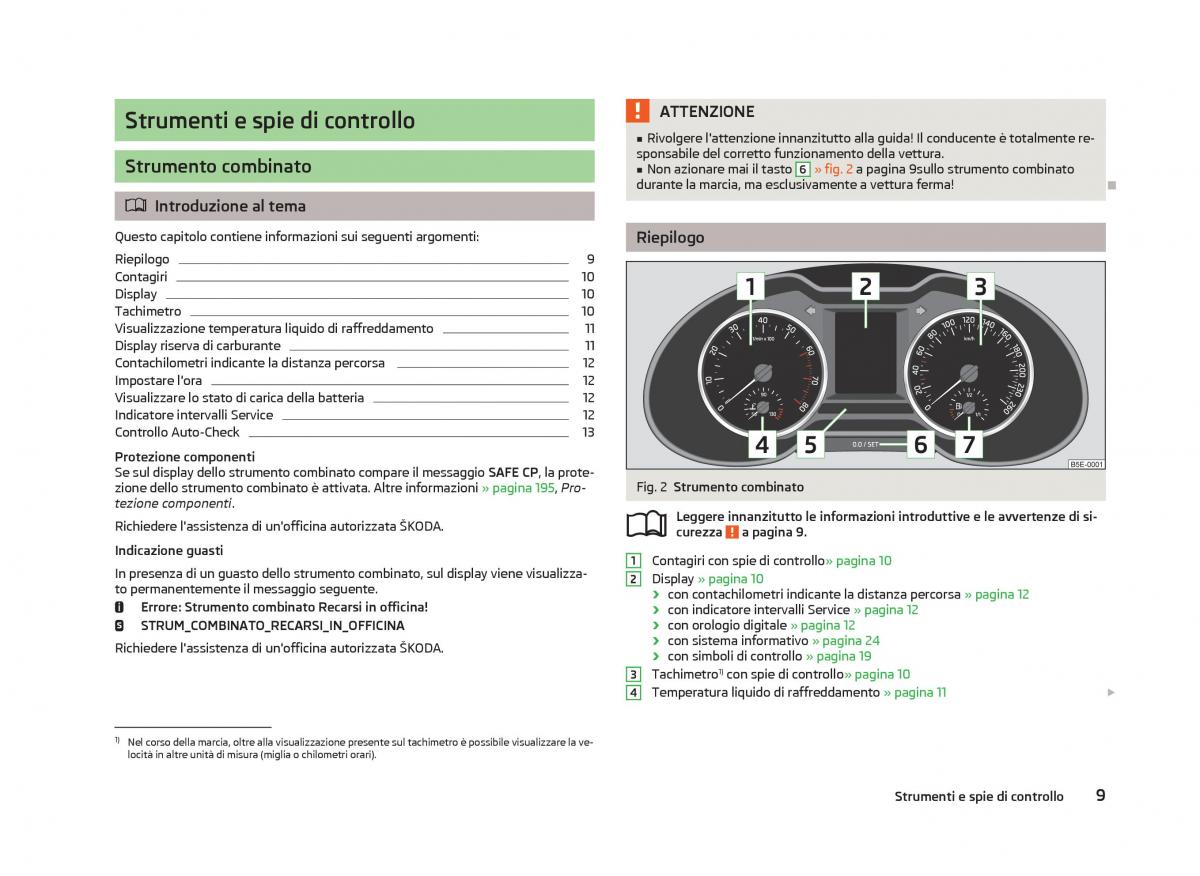 Skoda Octavia III 3 manuale del proprietario / page 11