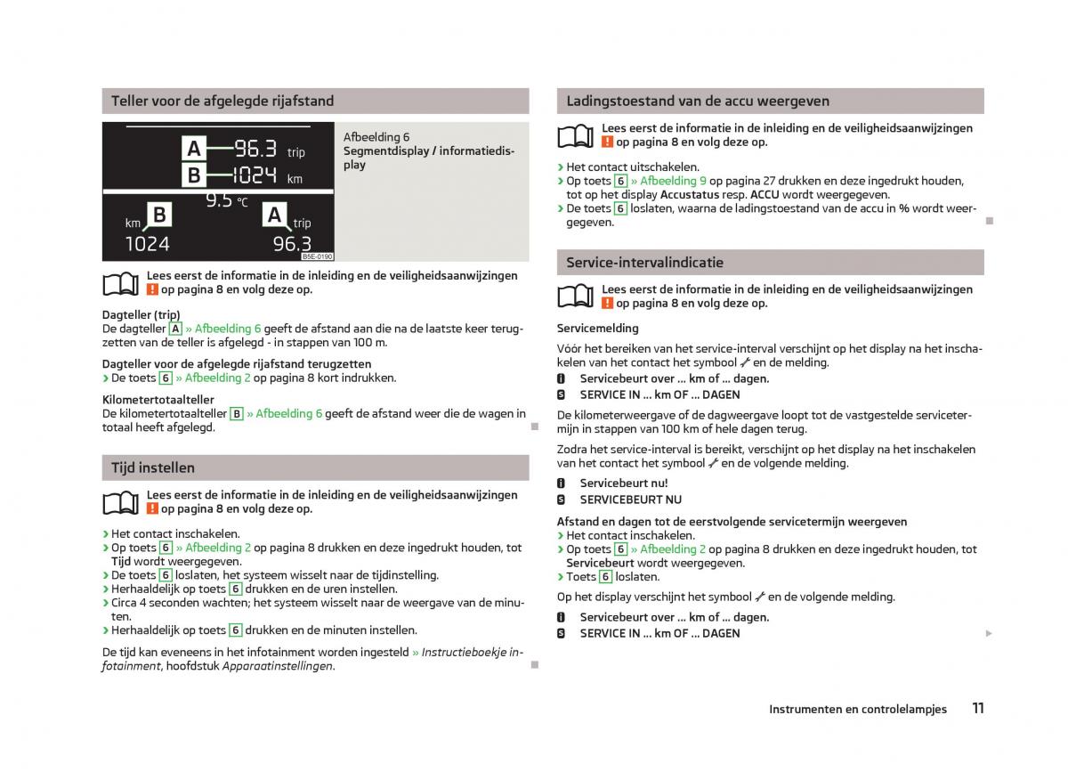 Skoda Octavia III 3 handleiding / page 13