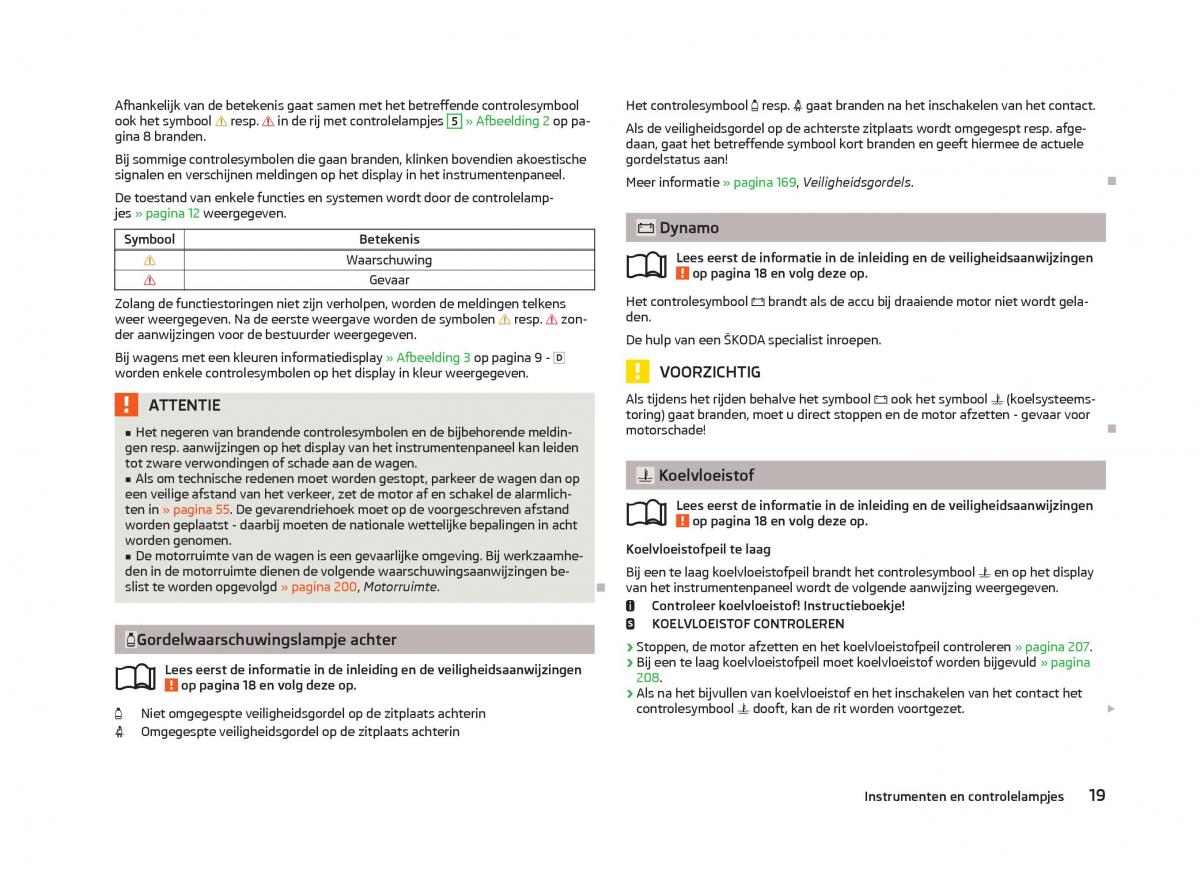 Skoda Octavia III 3 handleiding / page 21