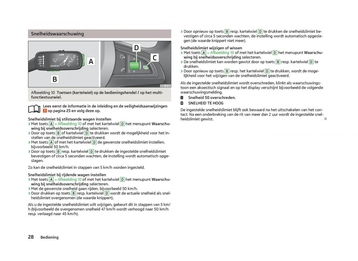 Skoda Octavia III 3 handleiding / page 30
