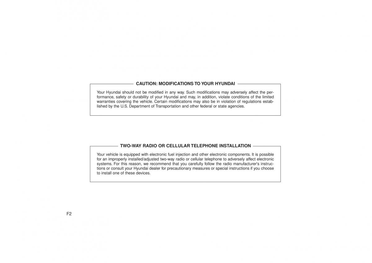 Hyundai Sonata VI 6 YF i45 owners manual / page 2