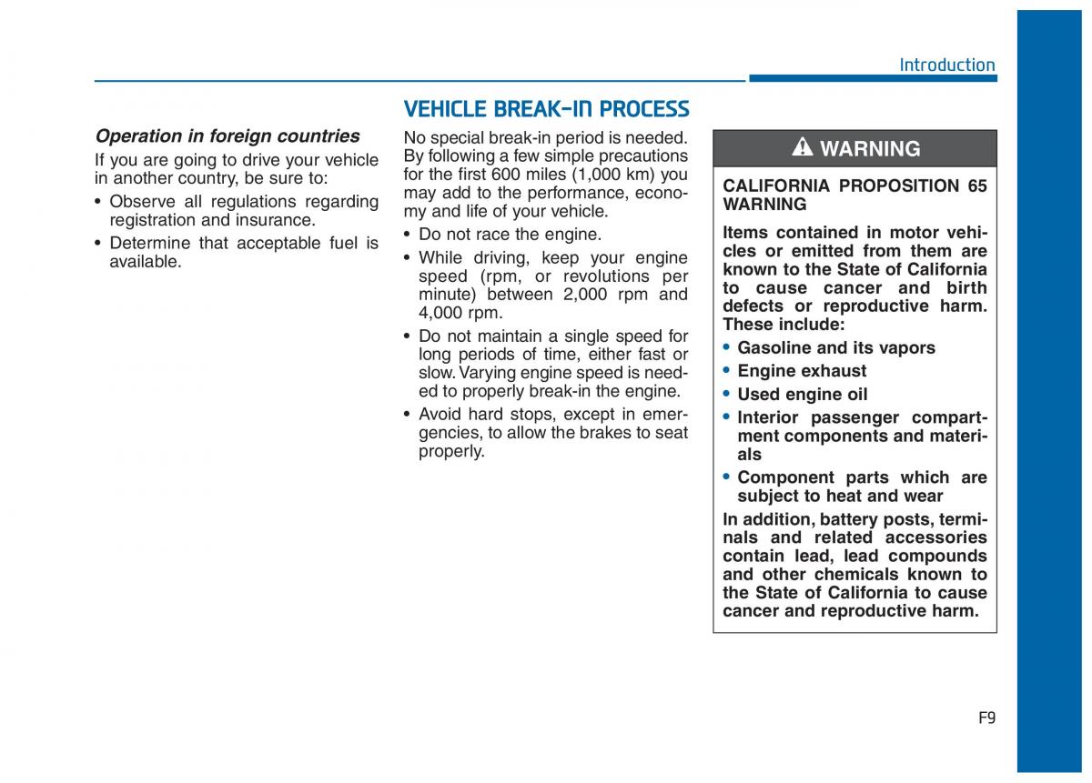 Hyundai Sonata VII 7 LF i45 owners manual / page 9