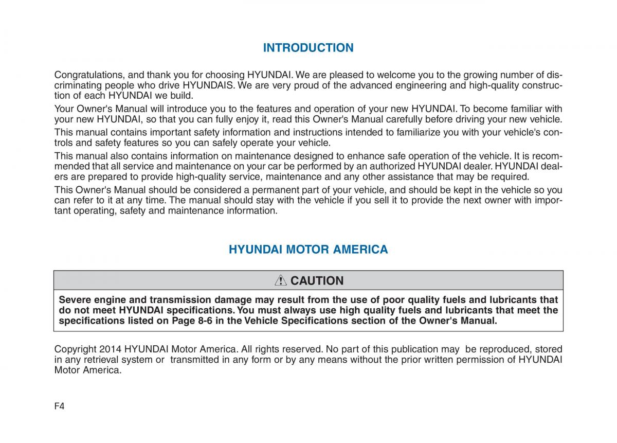 Hyundai Sonata VII 7 LF i45 owners manual / page 4