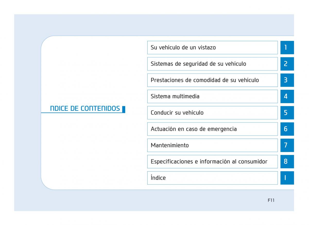 Hyundai Sonata VII 7 LF i45 manual del propietario / page 11