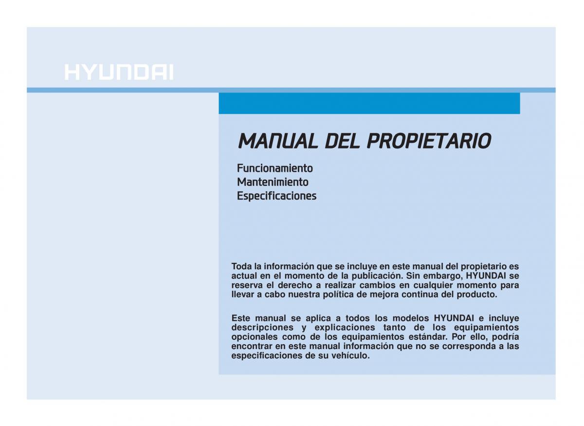 Hyundai Sonata VII 7 LF i45 manual del propietario / page 1