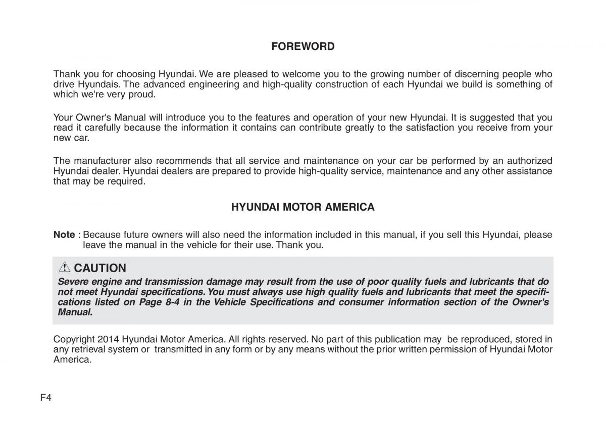 Hyundai Genesis Coupe owners manual / page 4
