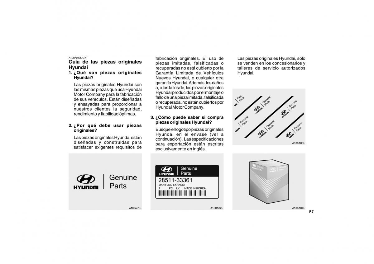 Hyundai Matrix manual del propietario / page 7