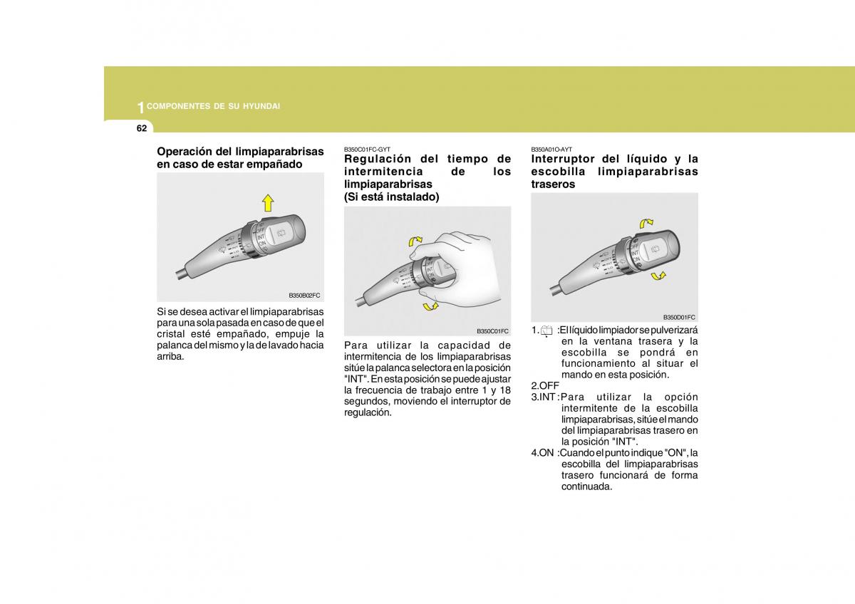 Hyundai Matrix manual del propietario / page 72