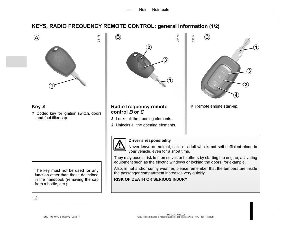 manual  Dacia Duster owners manual / page 6