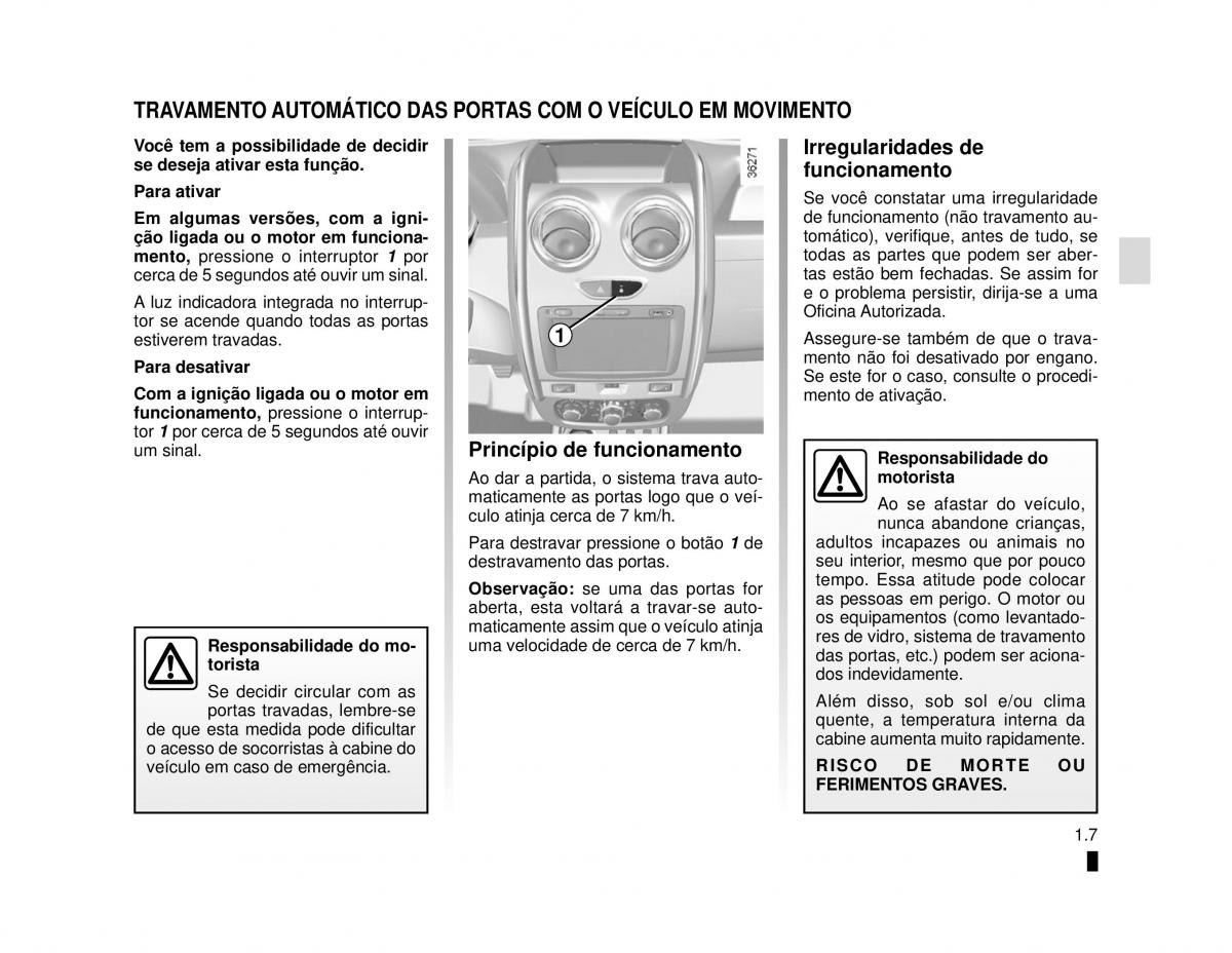manual  Dacia Duster manual del propietario / page 13