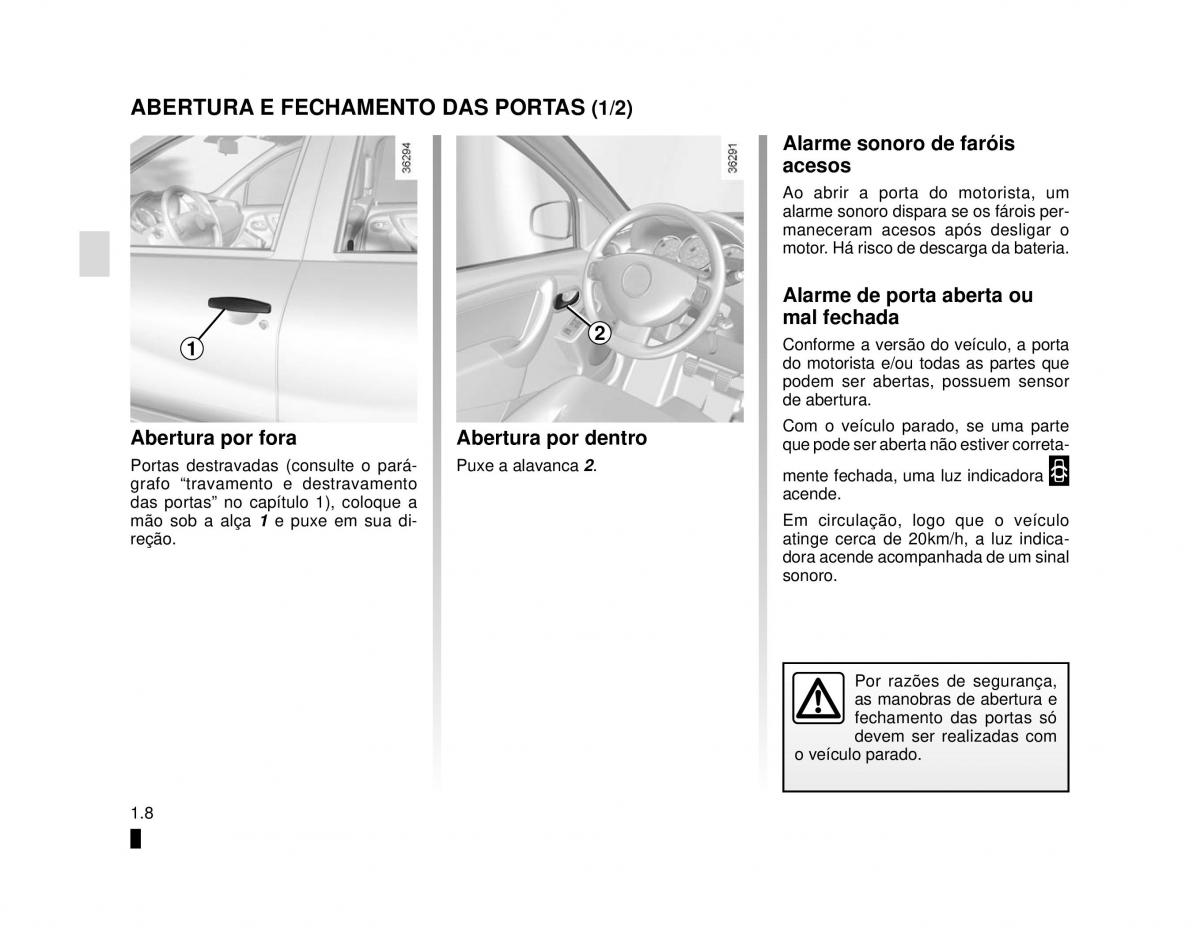 manual  Dacia Duster manual del propietario / page 14