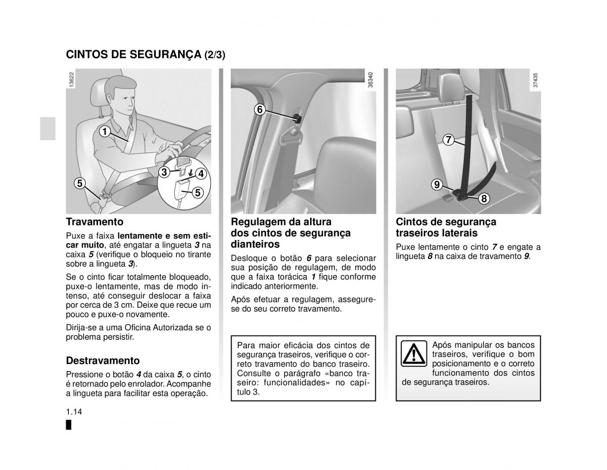 Dacia Duster manual del propietario / page 20