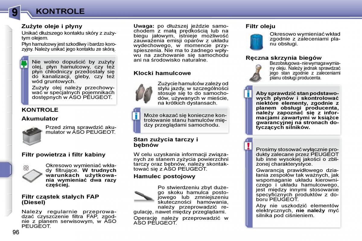 Peugeot 307 CC instrukcja obslugi / page 99