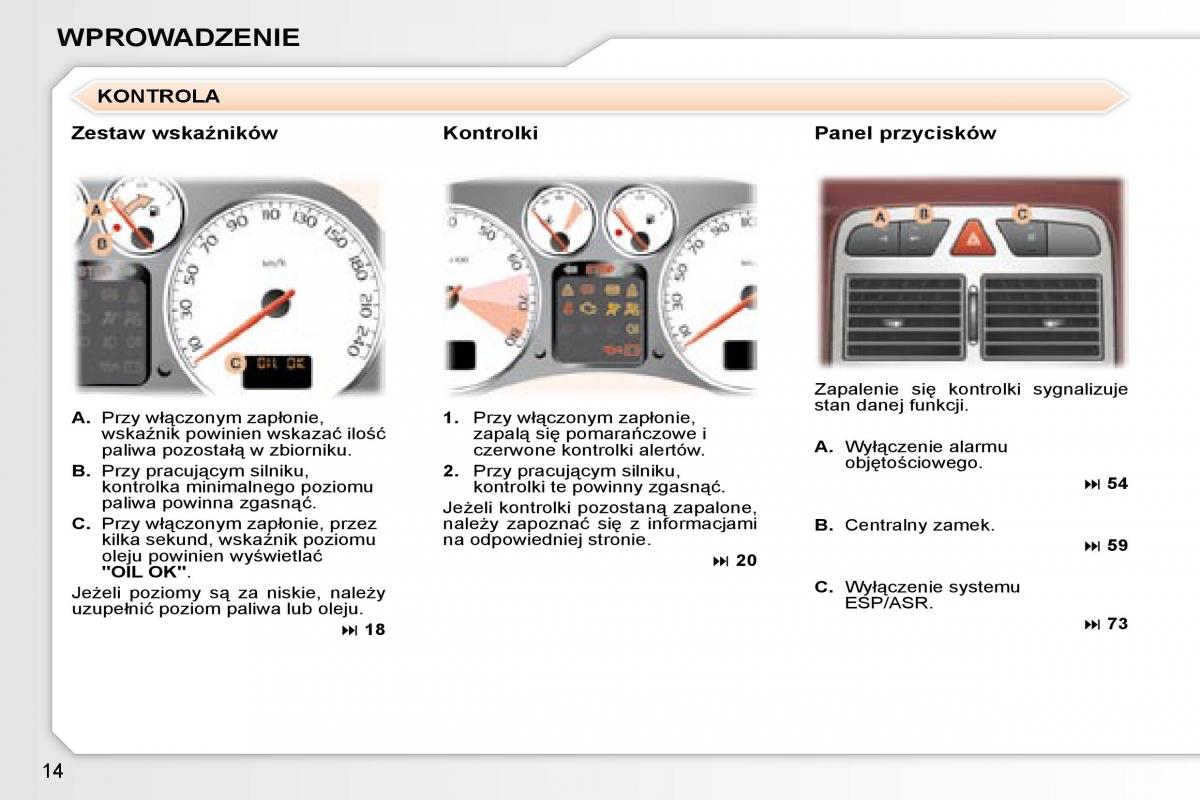 Peugeot 307 CC instrukcja obslugi / page 11