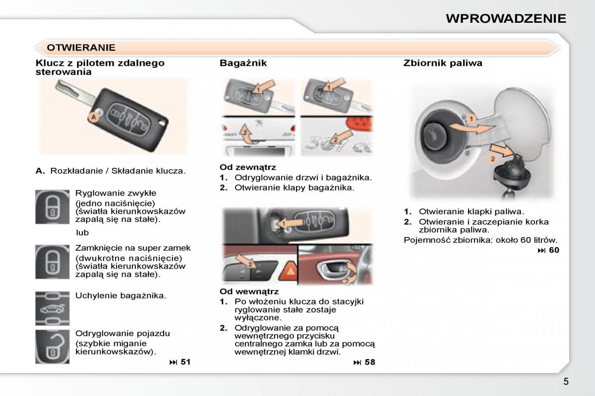 Peugeot 307 CC instrukcja obslugi / page 2