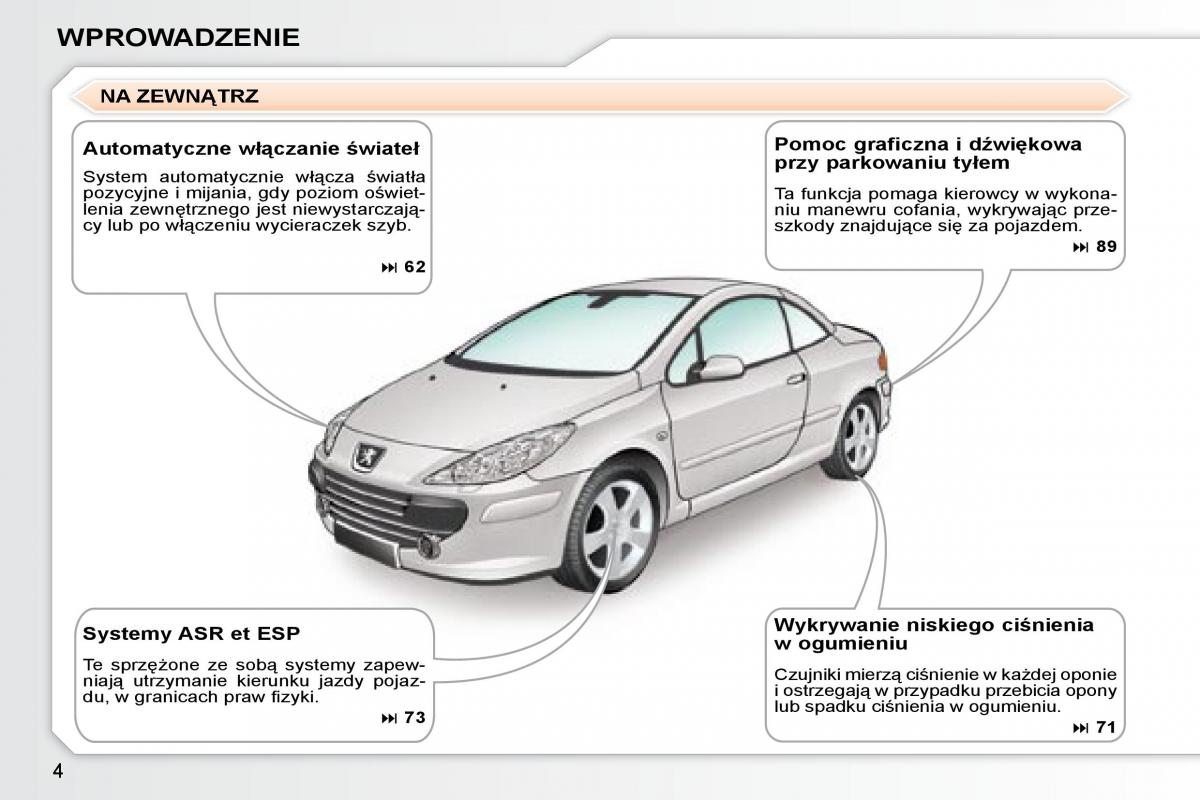 Peugeot 307 CC instrukcja obslugi / page 1
