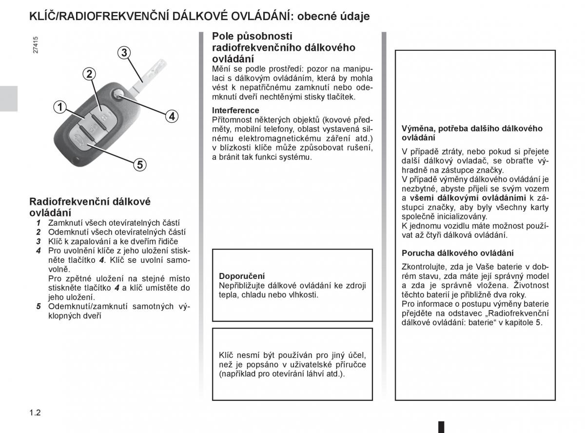 Renault Fluence navod k obsludze / page 8