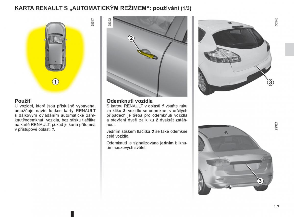 Renault Fluence navod k obsludze / page 13
