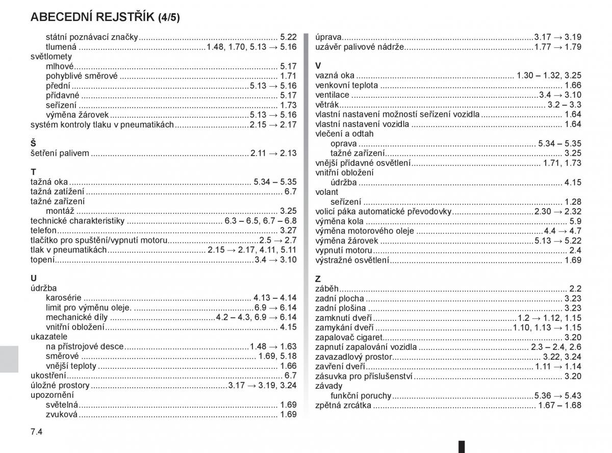 Renault Fluence navod k obsludze / page 230