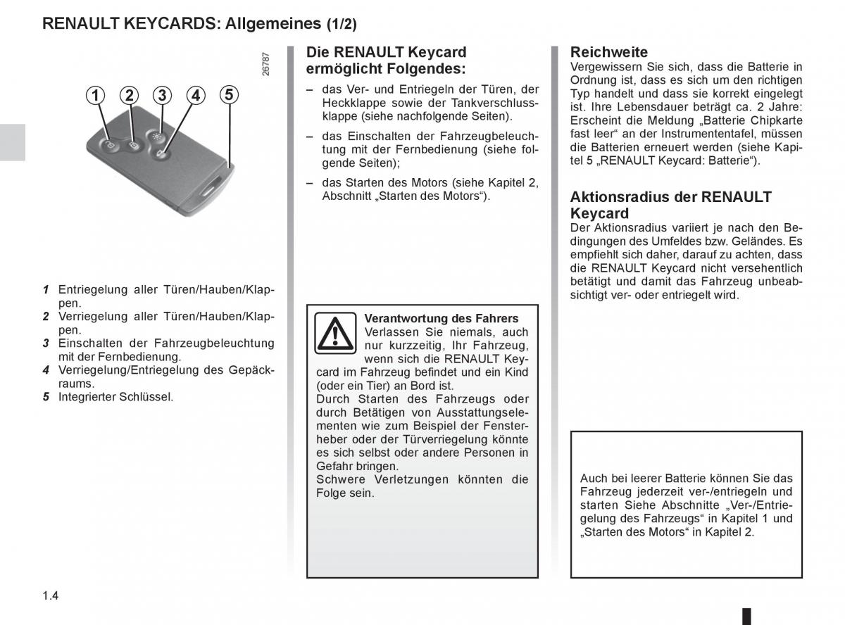 Renault Fluence Handbuch / page 6