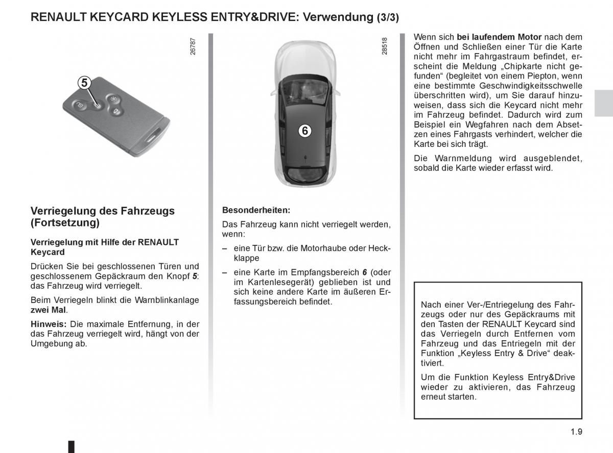 Renault Fluence Handbuch / page 11