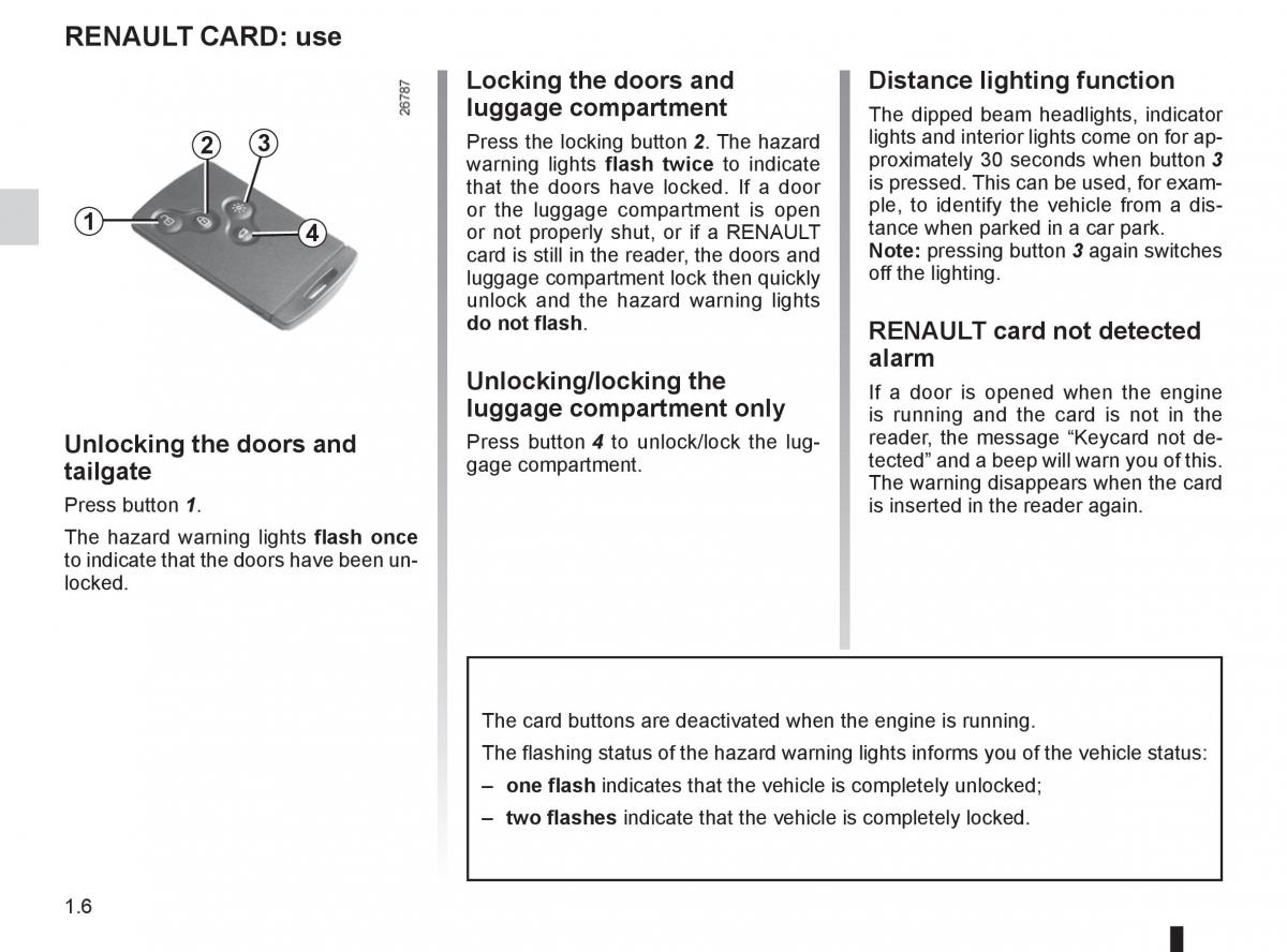 Renault Fluence owners manual / page 10