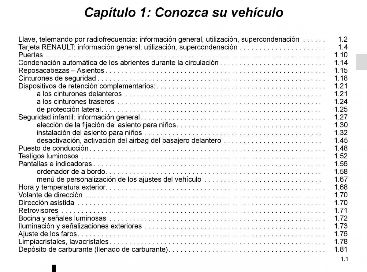 Renault Fluence manual del propietario / page 7