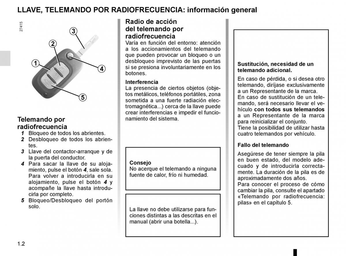 Renault Fluence manual del propietario / page 8