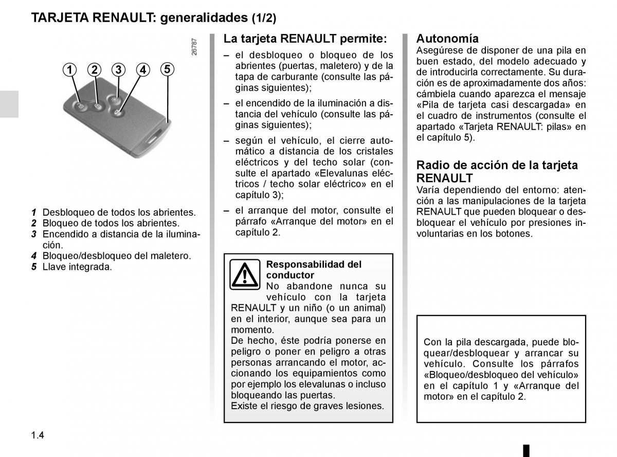 Renault Fluence manual del propietario / page 10