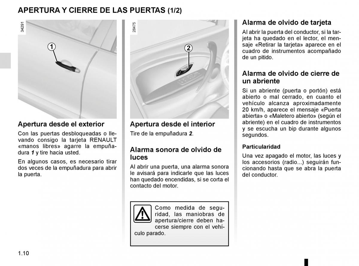 Renault Fluence manual del propietario / page 16
