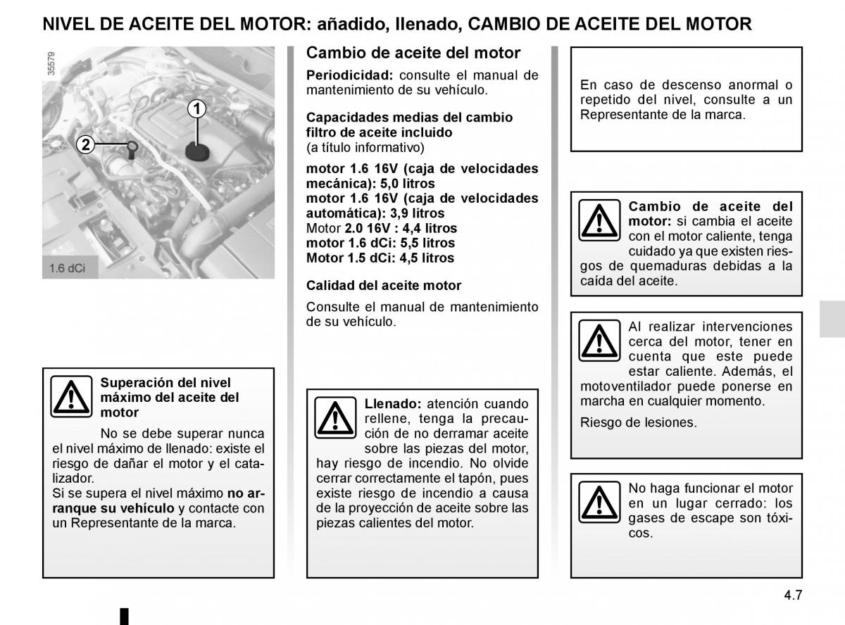 Renault Fluence manual del propietario / page 165